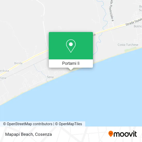 Mappa Mapapi Beach