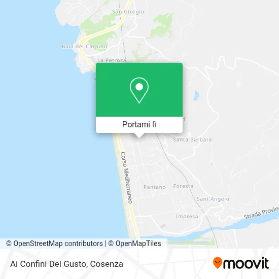 Mappa Ai Confini Del Gusto