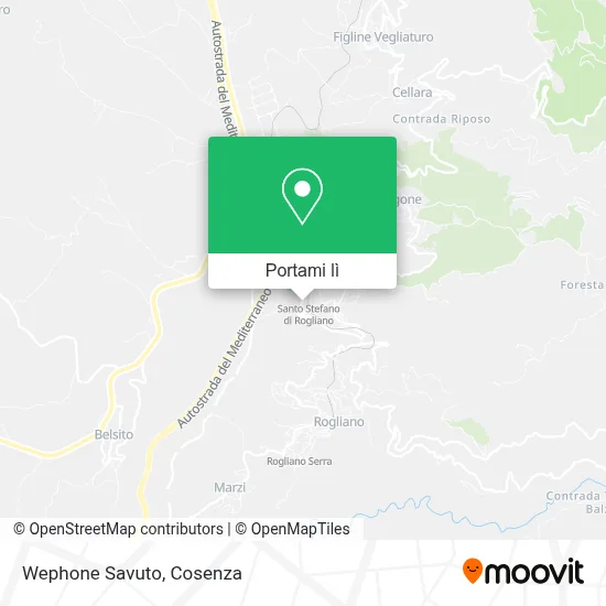 Mappa Wephone Savuto