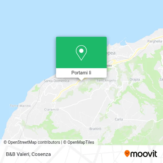 Mappa B&B Valeri