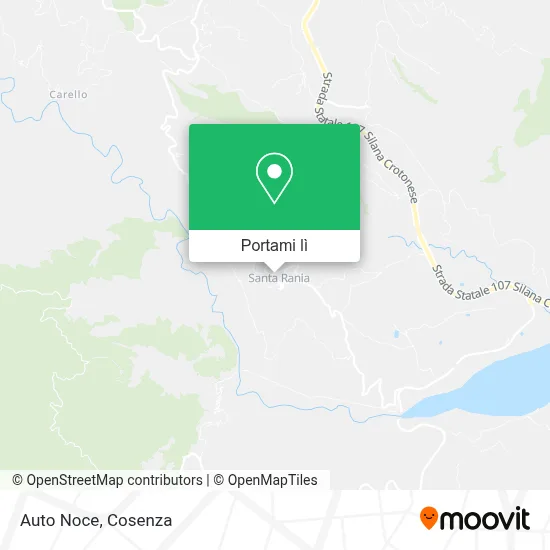 Mappa Auto Noce