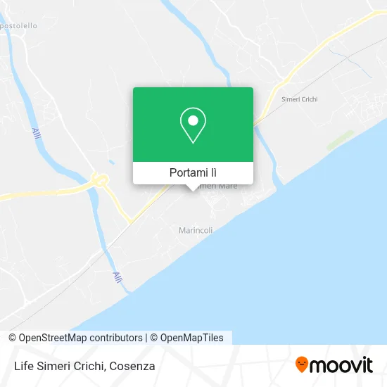 Mappa Life Simeri Crichi
