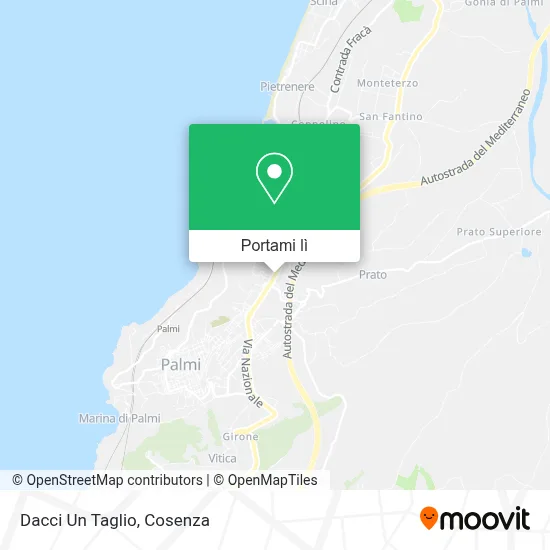 Mappa Dacci Un Taglio