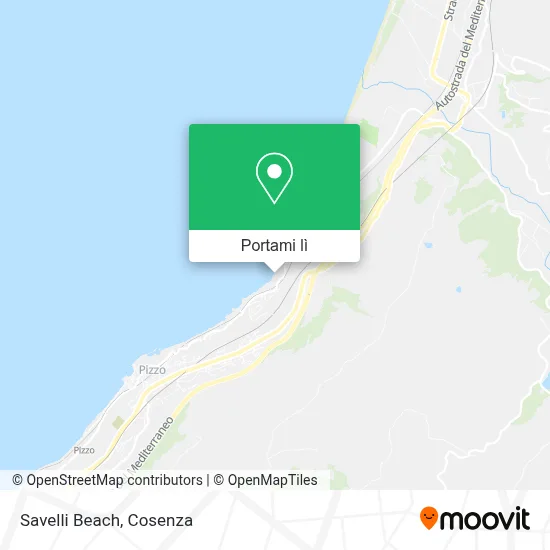 Mappa Savelli Beach