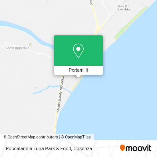 Mappa Roccalandia Luna Park & Food