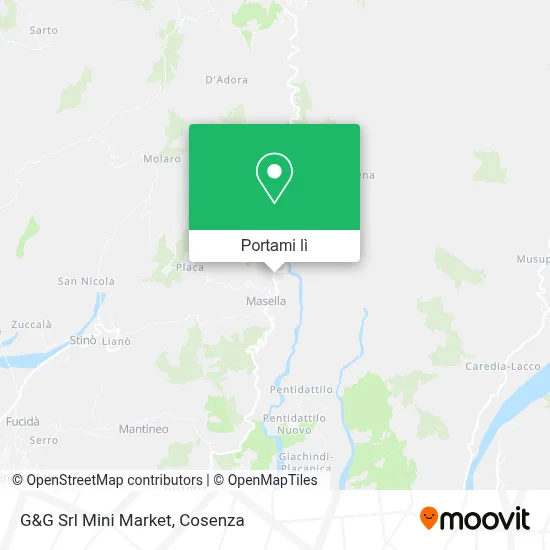 Mappa G&G Srl Mini Market