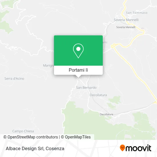 Mappa Albace Design Srl