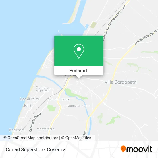 Mappa Conad Superstore
