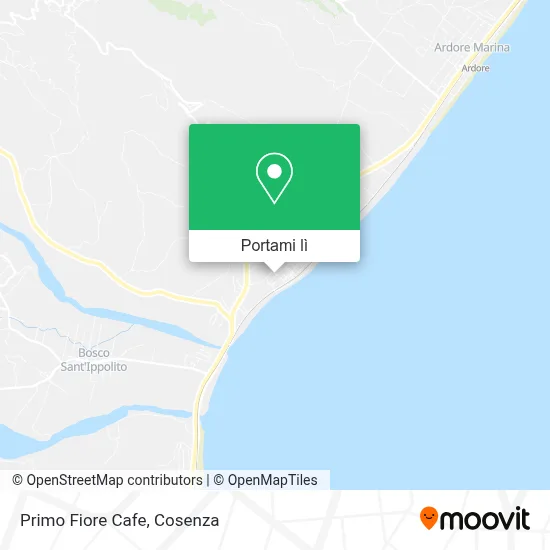 Mappa Primo Fiore Cafe