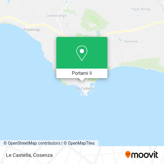 Mappa Le Castella