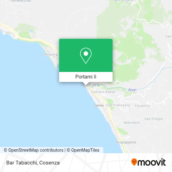Mappa Bar Tabacchi