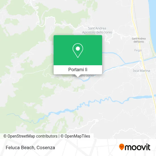 Mappa Feluca Beach