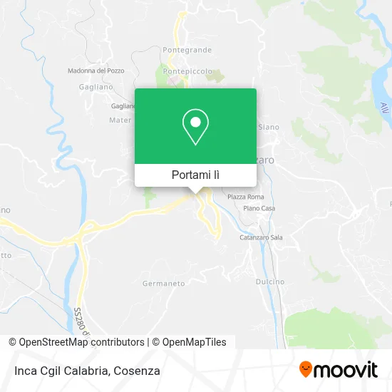 Mappa Inca Cgil Calabria
