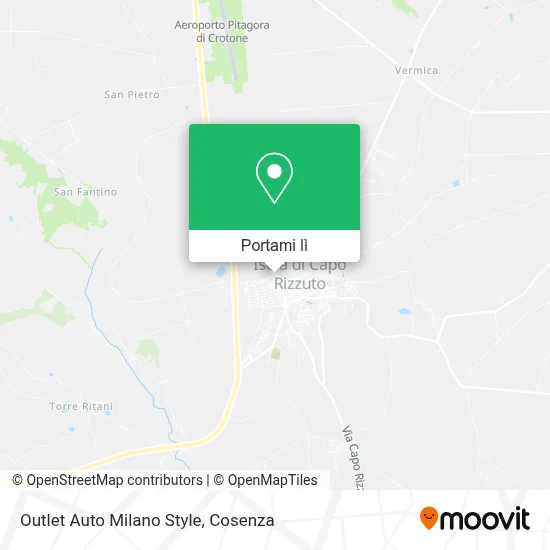Mappa Outlet Auto Milano Style