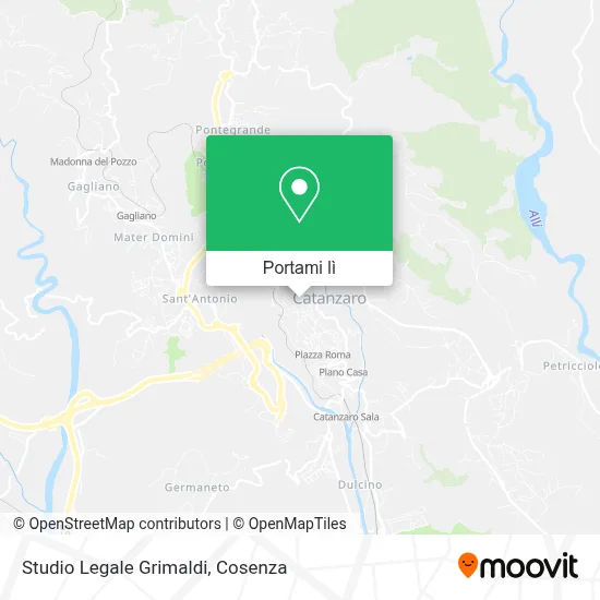 Mappa Studio Legale Grimaldi