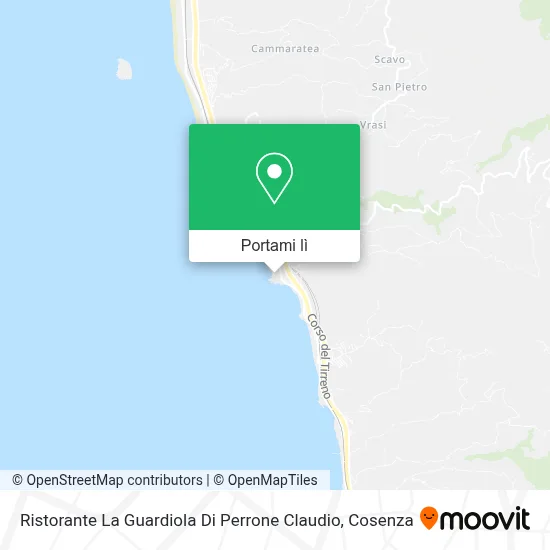 Mappa Ristorante La Guardiola Di Perrone Claudio