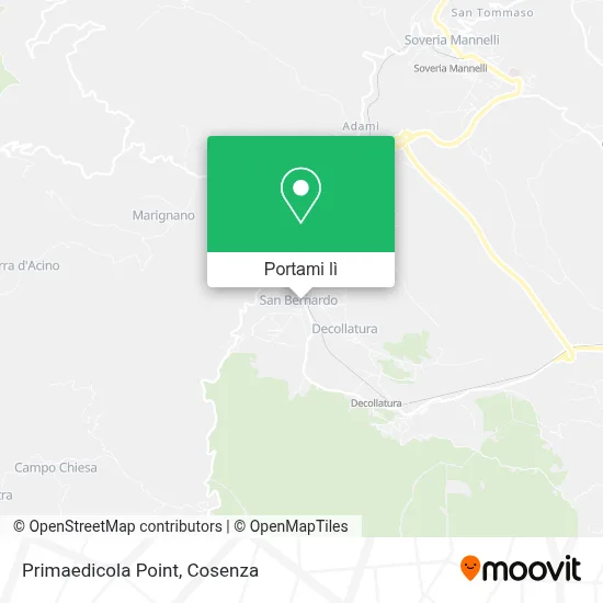 Mappa Primaedicola Point