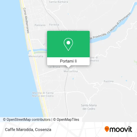 Mappa Caffe Marodda