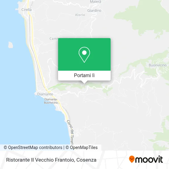 Mappa Ristorante Il Vecchio Frantoio