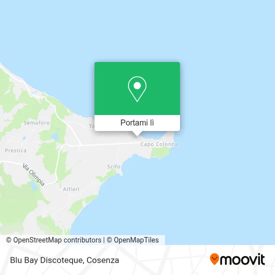 Mappa Blu Bay Discoteque
