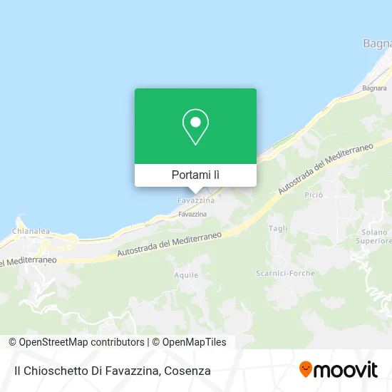 Mappa Il Chioschetto Di Favazzina