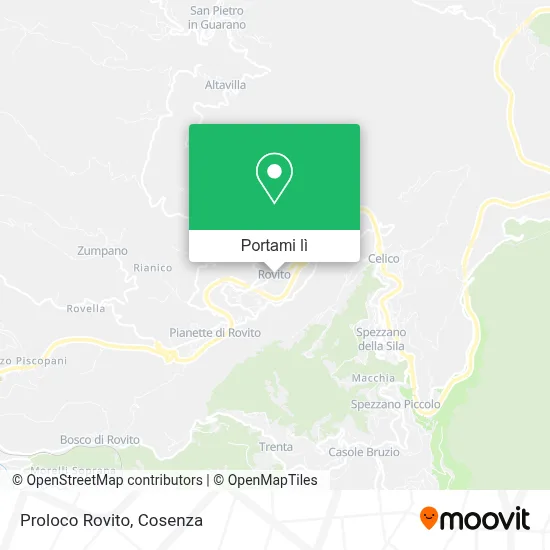 Mappa Proloco Rovito