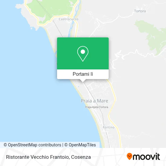 Mappa Ristorante Vecchio Frantoio