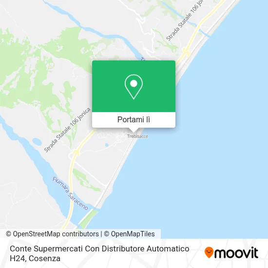 Mappa Conte Supermercati Con Distributore Automatico H24