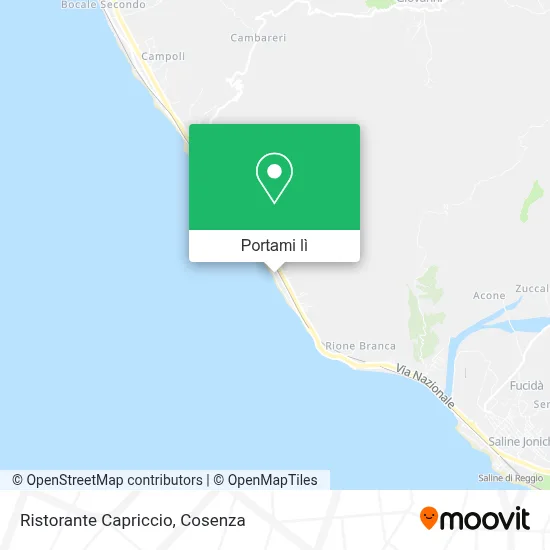 Mappa Ristorante Capriccio