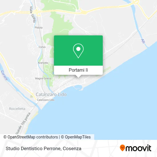 Mappa Studio Dentistico Perrone