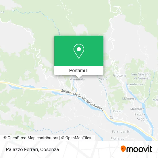 Mappa Palazzo Ferrari