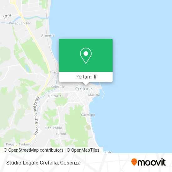 Mappa Studio Legale Cretella