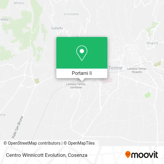 Mappa Centro Winnicott Evolution