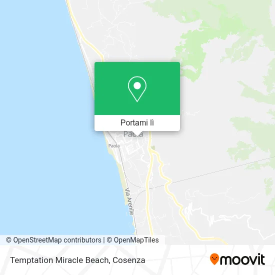 Mappa Temptation Miracle Beach