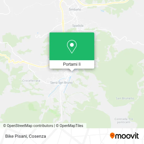Mappa Bike Pisani