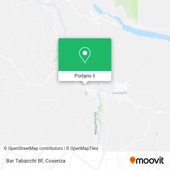Mappa Bar Tabacchi Bf