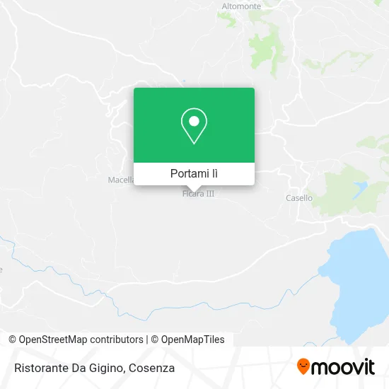 Mappa Ristorante Da Gigino
