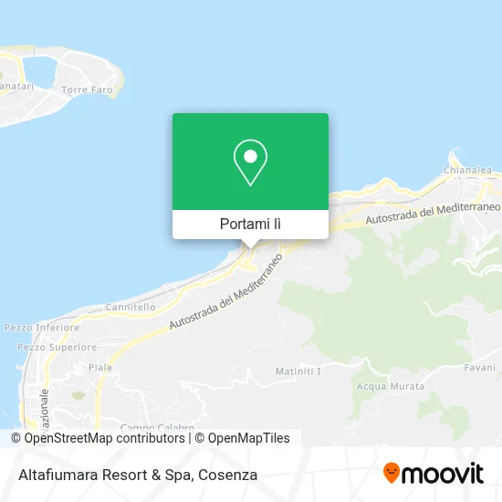 Mappa Altafiumara Resort & Spa