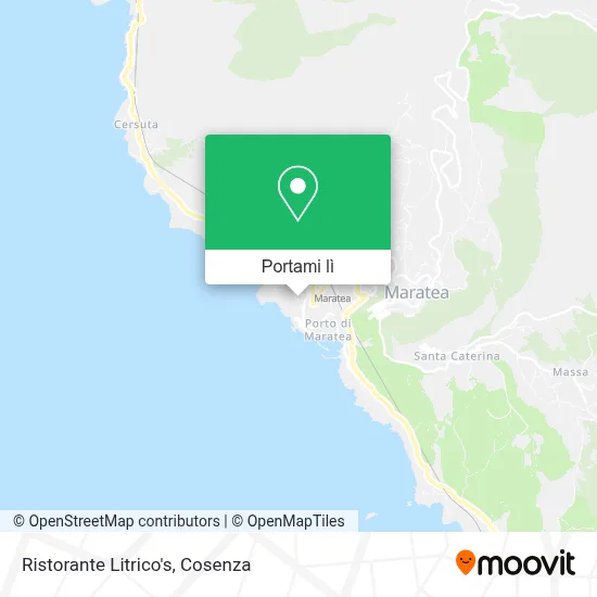 Mappa Ristorante Litrico's