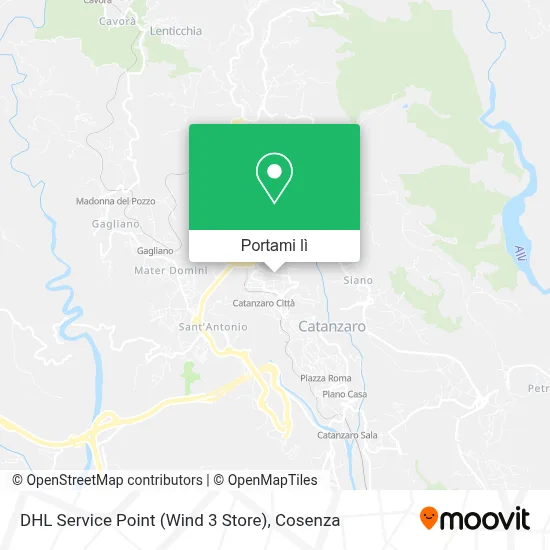 Mappa DHL Service Point (Wind 3 Store)