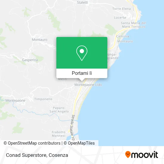 Mappa Conad Superstore