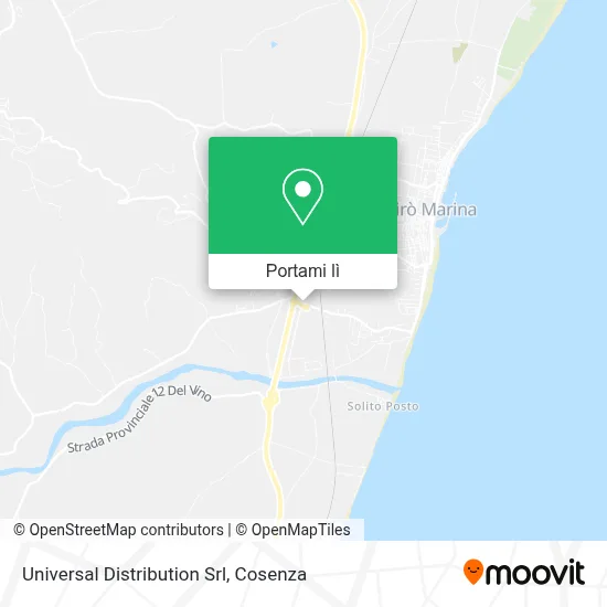 Mappa Universal Distribution Srl