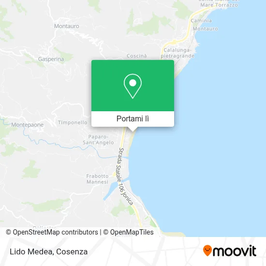 Mappa Lido Medea