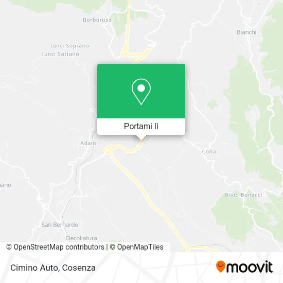 Mappa Cimino Auto