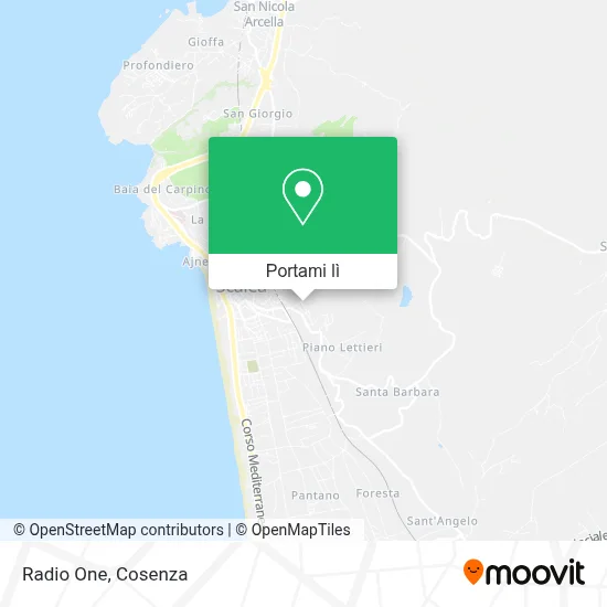 Mappa Radio One