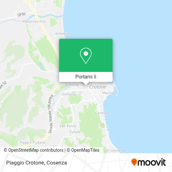 Mappa Piaggio Crotone