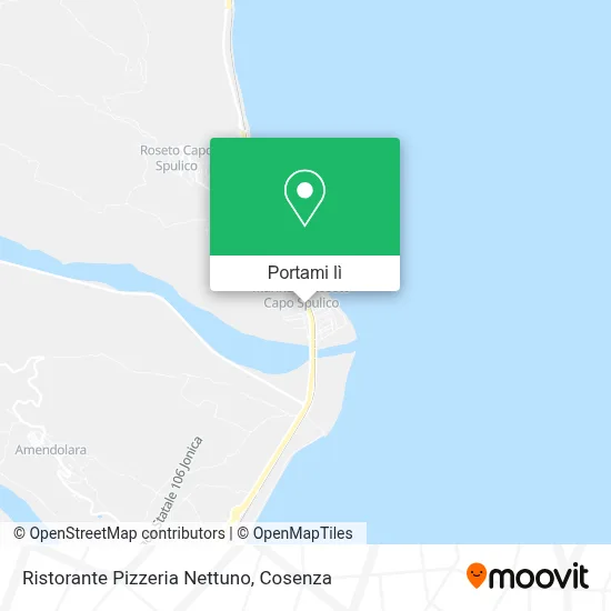 Mappa Ristorante Pizzeria Nettuno