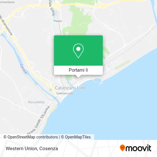 Mappa Western Union