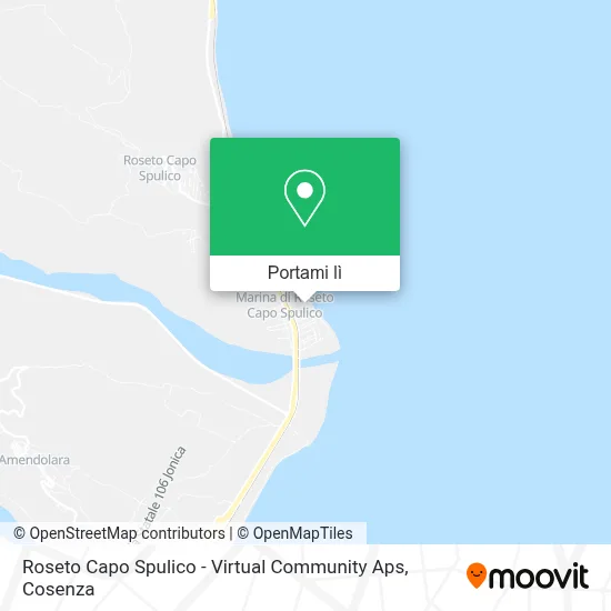 Mappa Roseto Capo Spulico - Virtual Community Aps