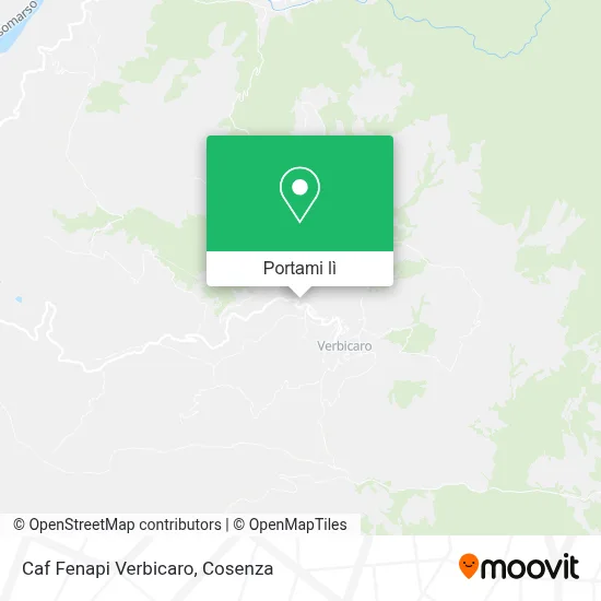 Mappa Caf Fenapi Verbicaro